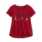 Girls 7-16 Harry Potter Glasses Graphic Tee, Size: Medium, Red