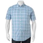 Big & Tall Croft & Barrow&reg; True Comfort Classic-fit Stretch Button-down Shirt, Men's, Size: 3xb, Turquoise/blue (turq/aqua)