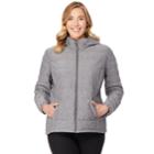 Plus Size Heat Keep Lightweight Packable Down Jacket, Women's, Size: 2xl, Med Grey