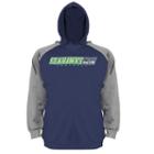 Big & Tall Seattle Seahawks Raglan Hoodie, Men's, Size: L Tall, Blue (navy)