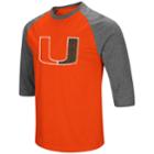Men's Campus Heritage Miami Hurricanes Moops Tee, Size: Xl, Drk Orange