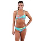 Women's Dolfin Uglies Printed Workout Bikini 2-pc. Set, Size: Xl, Light Pink