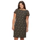 Plus Size Suite 7 Lace Sheath Dress, Women's, Size: 18 W, Gold