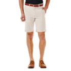 Haggar, Men's &reg; Cool 18&reg; Flat-front Plaid Shorts, Size: 36, White Oth