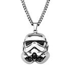 Star Wars Stainless Steel 3d Stormtrooper Pendant Necklace, Men's, Size: 22, Grey
