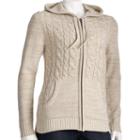 Urban Pipeline&reg; Cable-knit Hooded Sweater - Men, Size: Xl, Natural