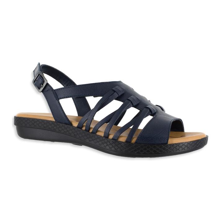 Easy Street Madbury Women's Sandals, Size: Medium (10), Blue (navy)