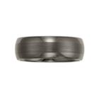Lovemark Ceramic Men's Wedding Band, Size: 12.50, Black