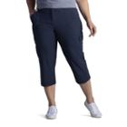 Plus Size Lee Benson Cargo Capris, Women's, Size: 16 - Regular, Dark Blue