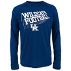 Boys 8-20 Kentucky Wildcats Dimensional Long-sleeve Performance Tee, Boy's, Size: S(8), Blue Other