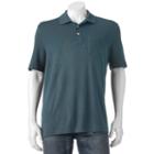 Men's Croft & Barrow&reg; Signature Pocket Polo, Size: Xxl, Turquoise/blue (turq/aqua)