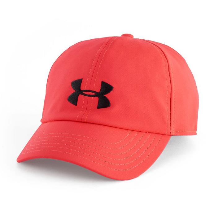 Women's Under Armour Renegade Adjustable Baseball Cap, Red