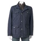 Men's Towne Quilted Field Coat, Size: Xl, Blue (navy)