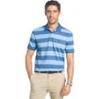 Men's Izod Advantage Classic-fit Rugby-striped Performance Polo, Size: Small, Blue Other