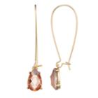 Lc Lauren Conrad Pink Simulated Crystal Nickel Free Teardrop Earrings, Women's