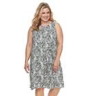 Plus Size Croft & Barrow&reg; Pleat Sleeveless Dress, Women's, Size: 1xl, Med Green