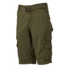 Men's Xray Belted Cargo Shorts, Size: 36, Dark Green