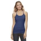 Juniors' So&reg; Ribbed Cami, Teens, Size: Large, Blue (navy)