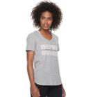 Women's Tek Gear&reg; Short Sleeve V-neck Graphic Tee, Size: Xl, Turquoise/blue (turq/aqua)