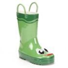 Western Chief Frog Rain Boots - Toddler Girls, Size: 10 T, Green