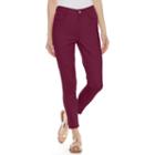 Juniors' So&reg; Color High Waist Ankle Jeggings, Teens, Size: 9, Red Other