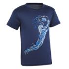 Boys 4-7 Under Armour Illuminated Football Play Tee, Size: 6, Med Blue