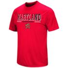 Men's Colosseum Maryland Terrapins Embossed Tee, Size: Large, Red Other