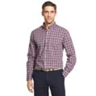 Men's Izod Premium Essentials Classic-fit Stretch Button-down Shirt, Size: Small, Drk Purple