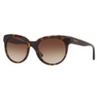 Dkny Dy4143 53mm Round Gradient Sunglasses, Women's, Med Brown