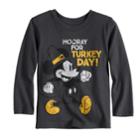 Disney's Mickey Mouse Toddler Boy Hooray For Turkey Day! Softest Graphic Tee By Jumping Beans&reg;, Size: 2t, Med Grey