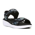 Ryka Nora Women's Wedge Sandals, Size: 7.5, Black