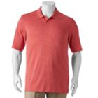 Big & Tall Haggar&reg; Cool 18&reg; Classic-fit Performance Polo, Men's, Size: Xxl Tall, Light Red