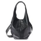 Mudd&reg; Studded Strap Hobo, Women's, Black