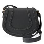 Sonoma Goods For Life&trade; Bradee Crossbody Saddle Bag, Women's, Black