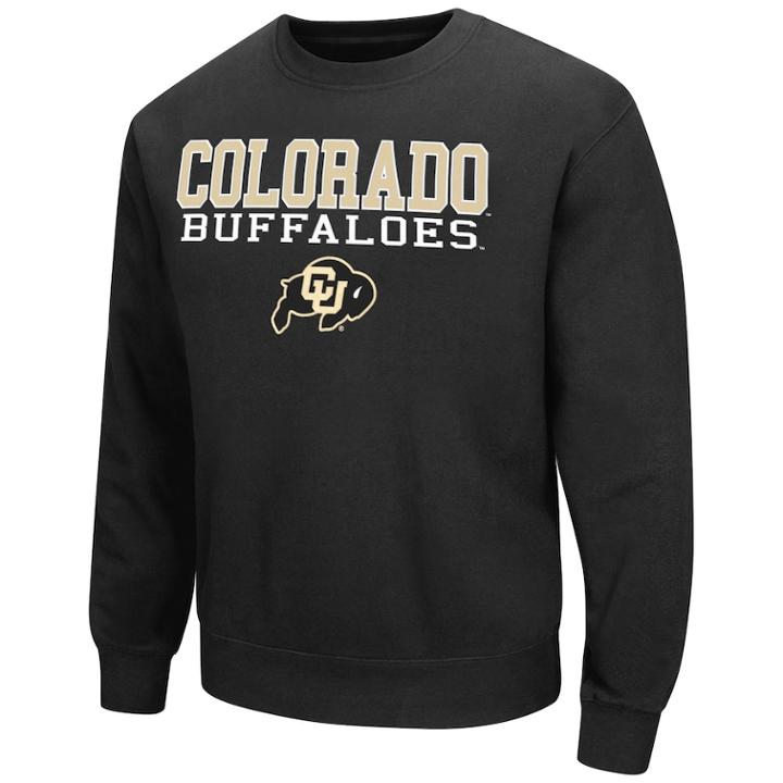 Men's Colorado Buffaloes Fleece Sweatshirt, Size: Xxl, Black