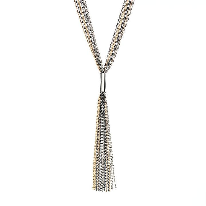 Jennifer Lopez Fringe Y Necklace, Women's, Multicolor