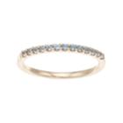 Boston Bay Diamonds 14k Gold Aquamarine Stack Ring, Women's, Size: 5, Blue