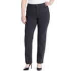 Plus Size Gloria Vanderbilt Amanda High-rise Ponte Pants, Women's, Size: 24w T/l, Light Grey