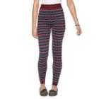 Juniors' So&reg; High-waisted Sweater Leggings, Girl's, Size: Medium, Dark Pink