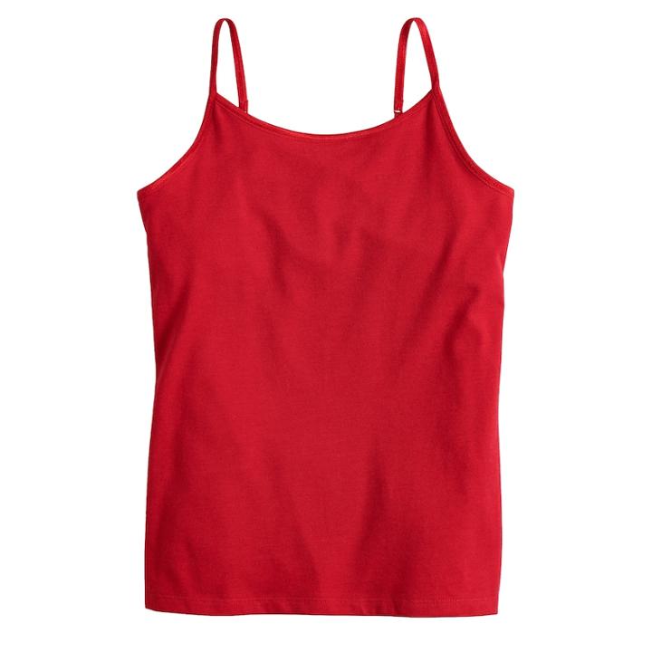 Girls 7-16 & Plus Size So&reg; Strappy Tank Top, Size: 20 1/2, Med Red