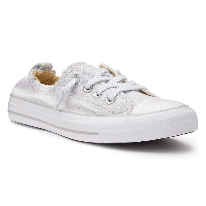 Women's Converse Chuck Taylor All Star Shoreline Slip Distressed Sneakers, Size: 8, Light Grey