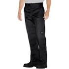 Men's Dickies Relaxed Straight Fit Double-knee Twill Work Pants, Size: 44x32, Black