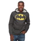Men's Batman Logo Hoodie, Size: Medium, Black
