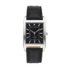 Men's Diamond Accent Dress Watch, Size: Medium, Black