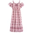 Girls 7-16 My Michelle Lace-up Off Shoulder Maxi Dress, Size: 16, Light Pink