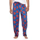 Men's Spider-man Lounge Pants, Size: Small, Blue