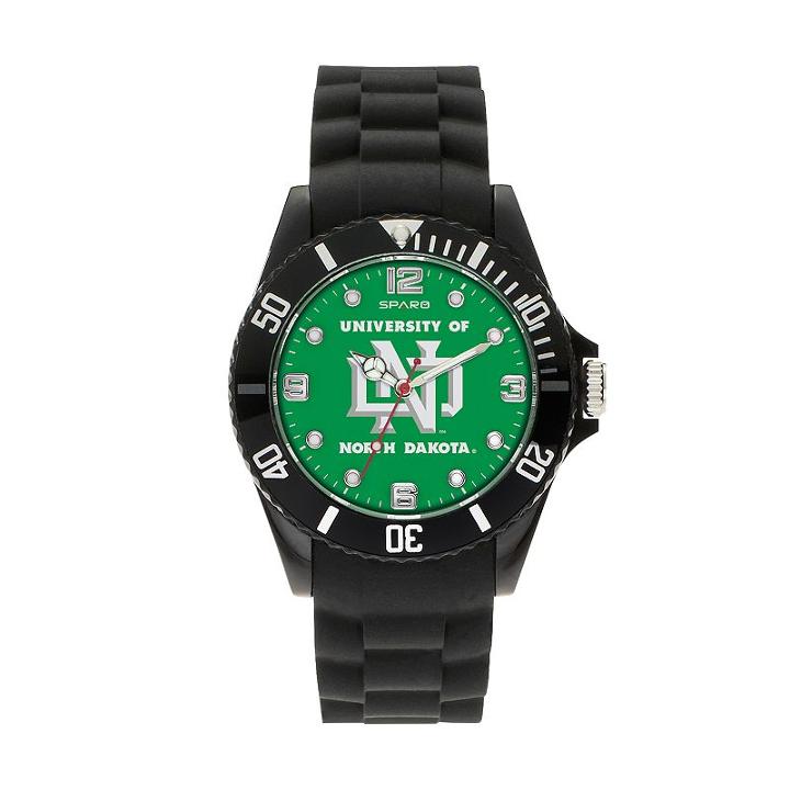 Sparo Men's Spirit North Dakota Fighting Sioux Watch, Black