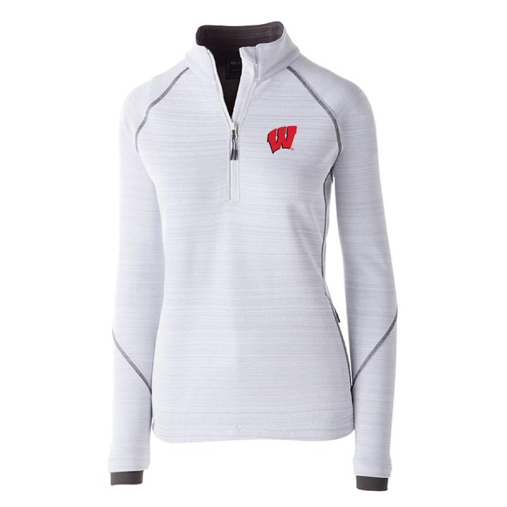 Women's Wisconsin Badgers Deviate Pullover, Size: Medium, White Oth
