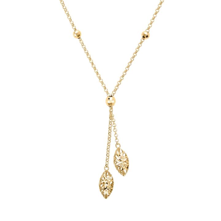 Everlasting Gold 10k Gold Lariat Necklace, Women's, Size: 17, Yellow