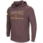 Men's Arizona State Sun Devils Thermal Hooded Tee, Size: Xl, Dark Red